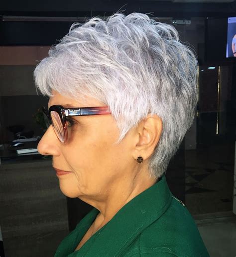 Short Hairstyles For Grey Hair Over 60 - Surveys Hyatt