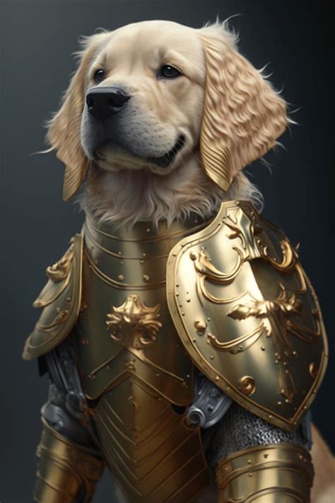 TableauRobot: Picture of Golden retriever Armor