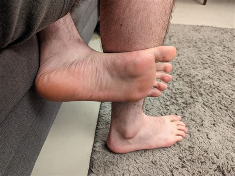 Feet are sore from so much walking yesterday, who likes giving foot