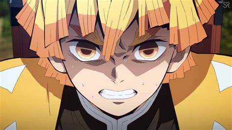 Download Zenitsu Agatsuma unleashing his rage Wallpaper | Wallpapers.com