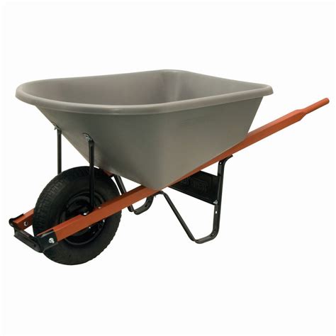 ames  cu ft poly wheelbarrow  lowescom