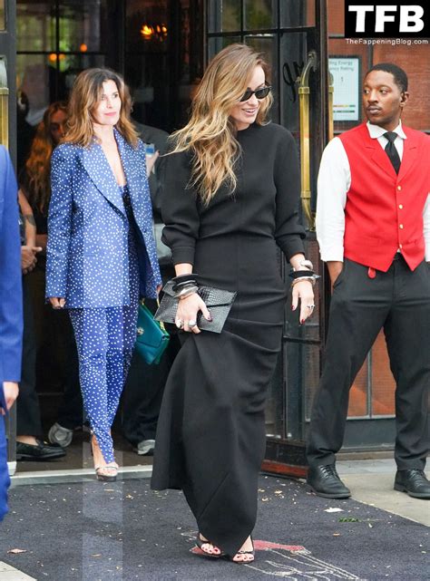 Olivia Wilde Wears a Sexy Black Dress as She Heads to the ‘Don’t Worry