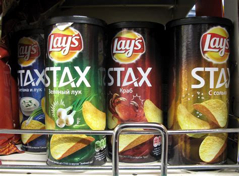 Новая линейка чипсов Lay's Stax — BRANDS AROUND
