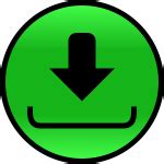 glossy green button  svg