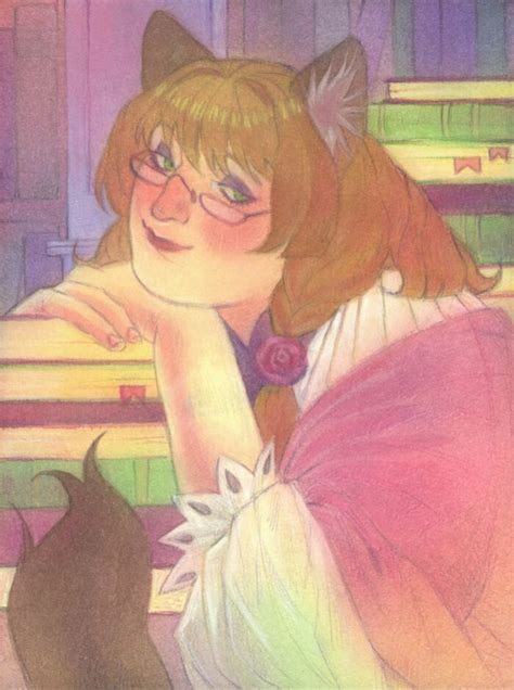 Иллюстрация кошка ученая | Illustrators.ru