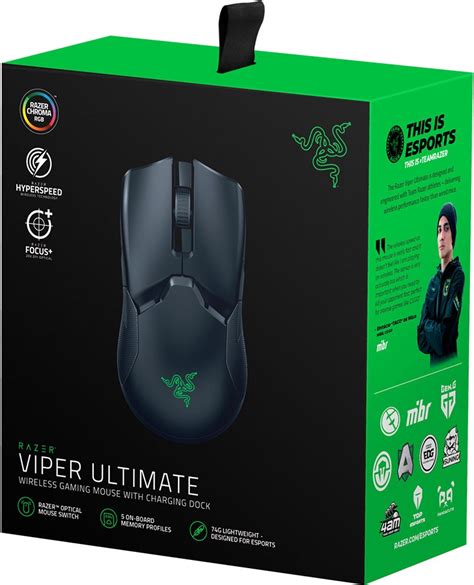 Razer Viper Ultimate Mouse Dock + Kablosuz Gaming Mouse , RZ01-03050100 ...