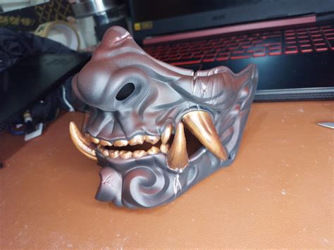 HANYA Halfmask - lifesize 3D model 3D printable | CGTrader