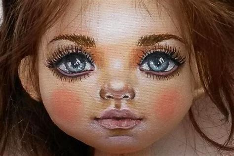 Примеры росписи кукольных лиц | all Dolls | Doll tutorial, Doll face ...