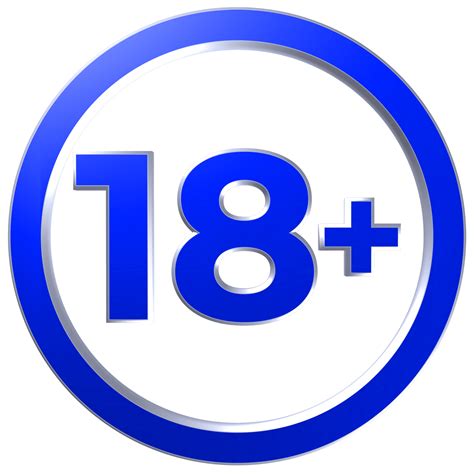 Signe 18 ans et plus. 18 plus signe d'icône d'avertissement. 18 ans et