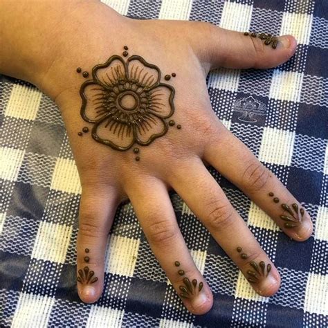 easy mehndi design  kids step  step guide