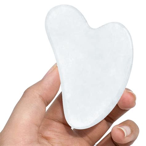 Buy ideayard White Jade Gua Sha Massage Tool - Certificated Natural