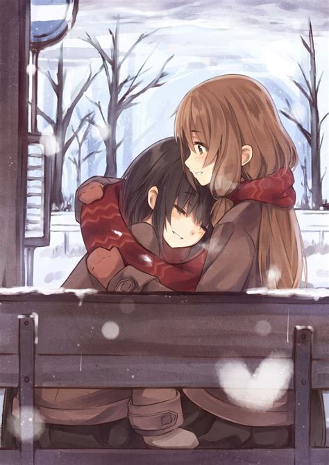 Cute Anime Cuddle Pics