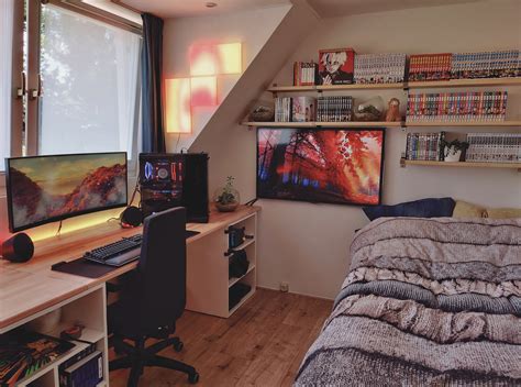 pin  pradigmaaa  desain bedroom setup room design room setup