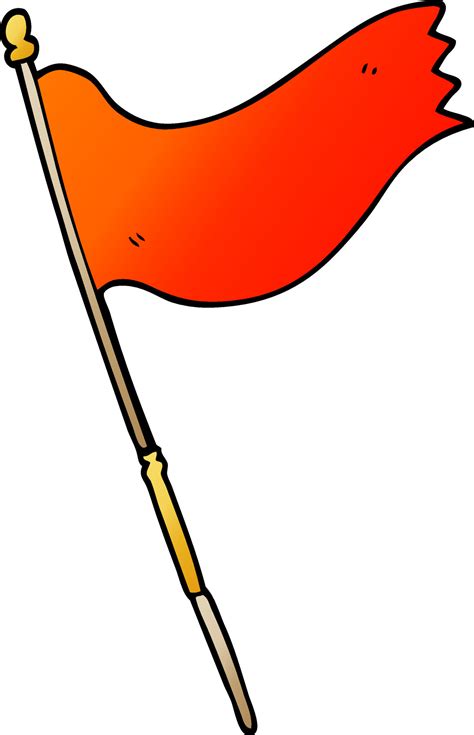 cartoon doodle waving flag 12184873 Vector Art at Vecteezy