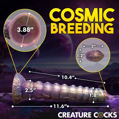 Deep Invader Tentacle Ovipositor Silicone Dildo With Eggs - The
