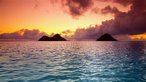 Lanikai Beach with Nā Mokulua Islands in Kailua, Oahu, Hawaii – Windows ...