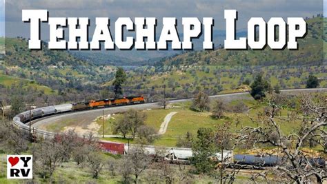 Famous Tehachapi Railway Loop in Southern California