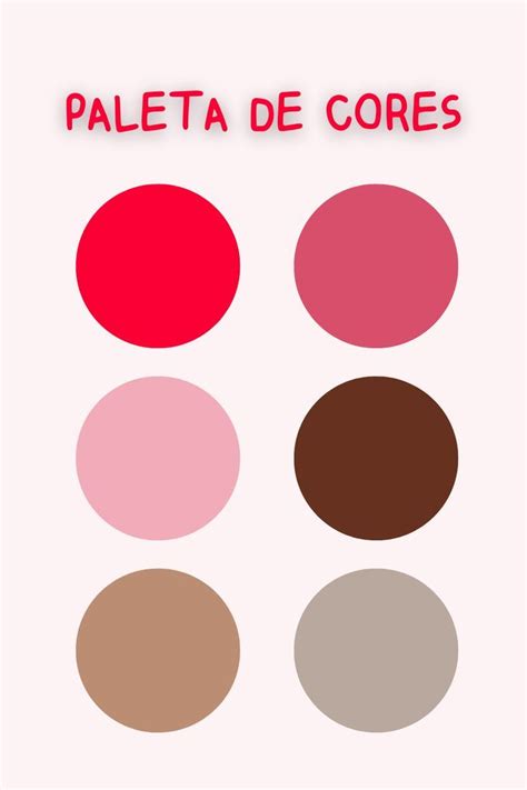 PALETA DE CORES ROSA E MARROM | Paletas, Decoración de unas, Estilos