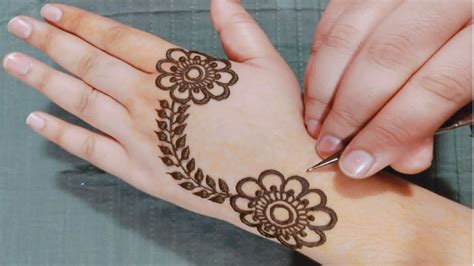 Simple Flower Henna Designs For Beginners | Best Flower Site