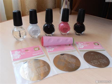 Набор для стемпинга Konad Stamping nail art - «Теперь и я счастливый ...