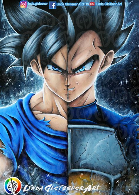 Goku und Vegeta fanart by LindaGleissner on DeviantArt