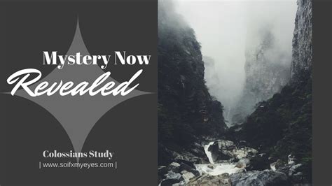 Colossians - So I Fix My Eyes