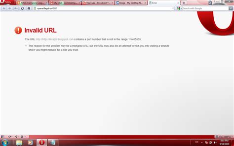 Troubleshooting Windows Errors And Solutions: illegal / invalid url