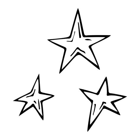 Premium Vector | Heavenly stars sketch cosmic luminaries hand drawn
