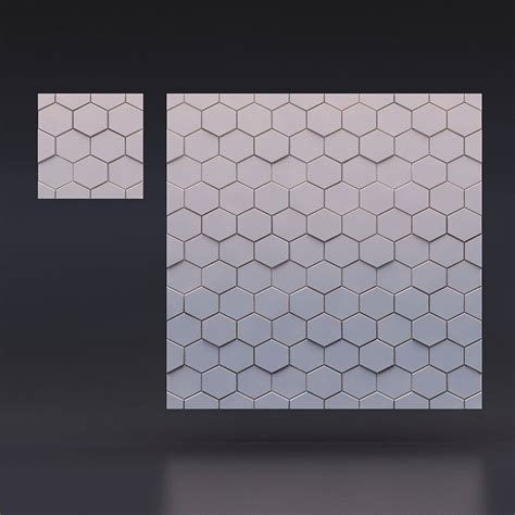 3D панель "Шестигранник"