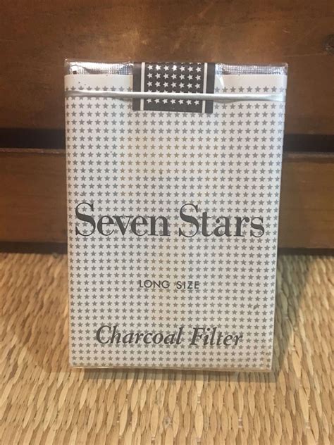 Seven Stars Long Size Charcoal Filter Soft Pack! - Danly's Vintage