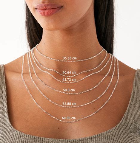 necklace length chart necklace size chart necklace diagram necklace