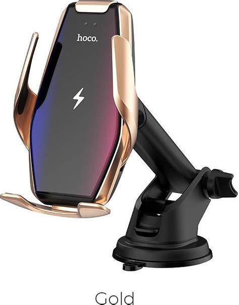 Hoco Βάση Κινητού Αυτοκινήτου S14 Surpass Wireless Charger με ...