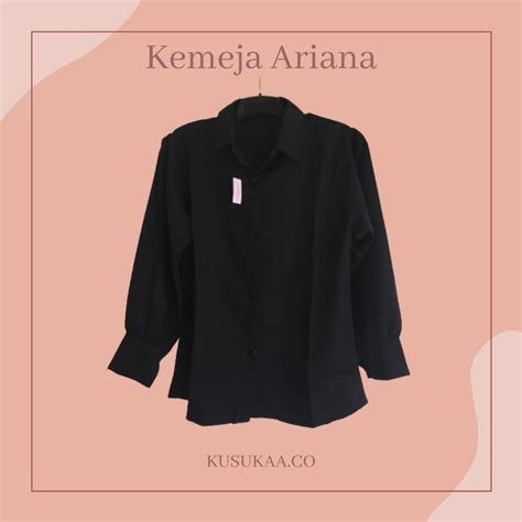 Jual KEMEJA ARIANA/KEMEJA CEWEK/KEMEJA KOREAN/KEMEJA MURAH/KEMEJA ...