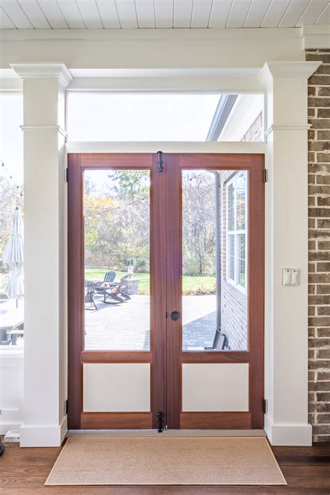 Exterior French Doors With Screens