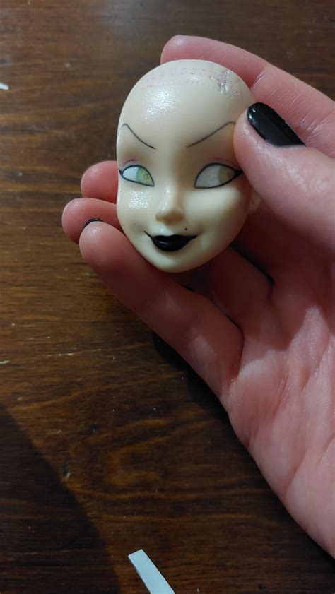 Working on a Tiffany Valentine custom doll. First custom. Could use