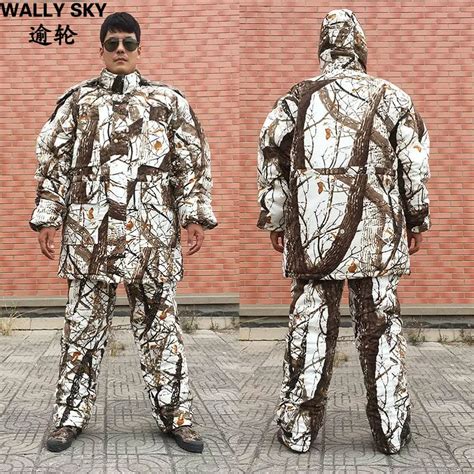 Aliexpress.com : Buy Bionic Snow Camouflage Cotton Padded Clothes ...