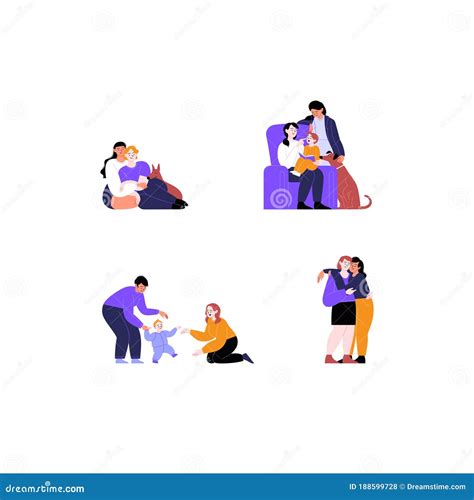 Gay Lesbian Families Spending Time In Cafe Transgender Love LGBT