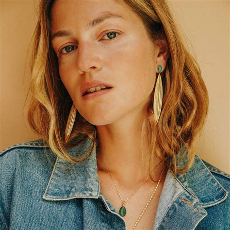 Boucles KINFOLK Nacre - Apache Bijoux