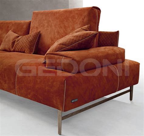 Дизайнерский модульный кожаный диван SAKS купить в СПб - Gedoni