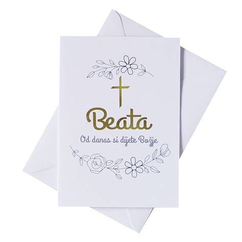 ČESTITKA Beata - Krstenje