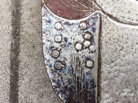 Claire Lambert '1936' Large Ceramic Plate, Atelier Dour, circa 1960