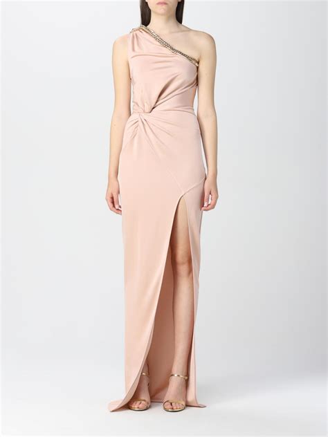 ELISABETTA FRANCHI: dress for woman - Blush Pink | Elisabetta Franchi ...