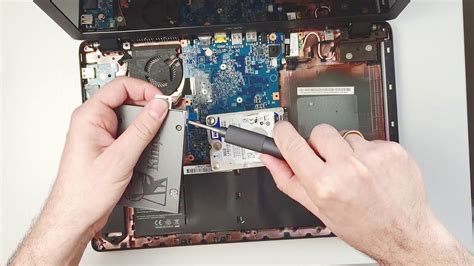 Acer ES1-512 MS2394 SSD upgrade - YouTube