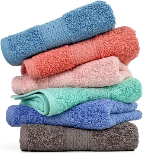 cleanbear cotton hand towel set  pack ultra soft hand towels