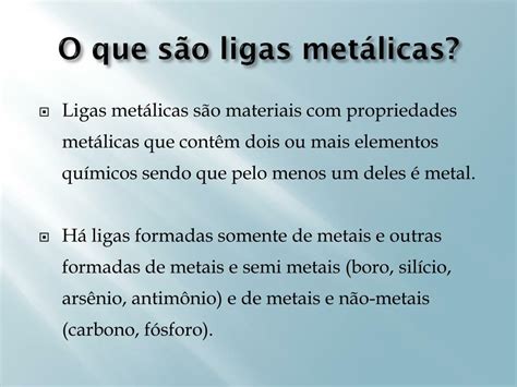 O Que São Ligas Metalicas - 5