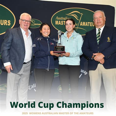 Congratulations to... - Australian Master of the Amateurs