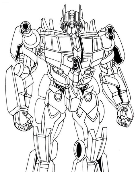 optimus prime coloring pages    print