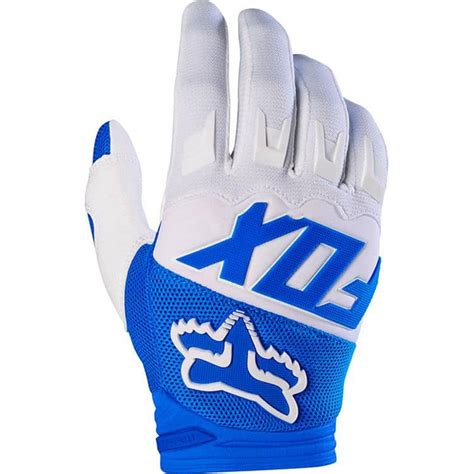 Перчатки для мотокросса Fox Dirtpaw race gloves Blue White — купить в ...