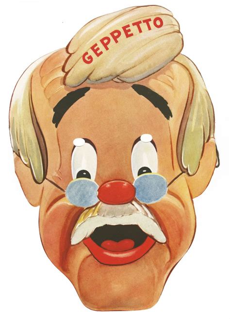 Complete Collection of "Pinocchio" Character Masks.
