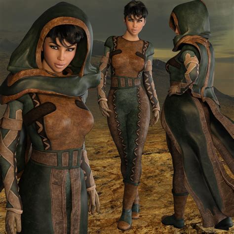BLACKHAT - Guarded Heart Clothing for G2F | Daz 3D